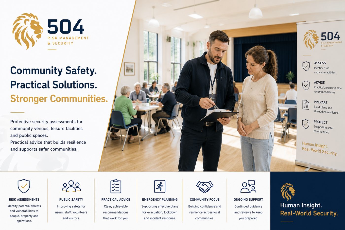 Community venue safety assessment